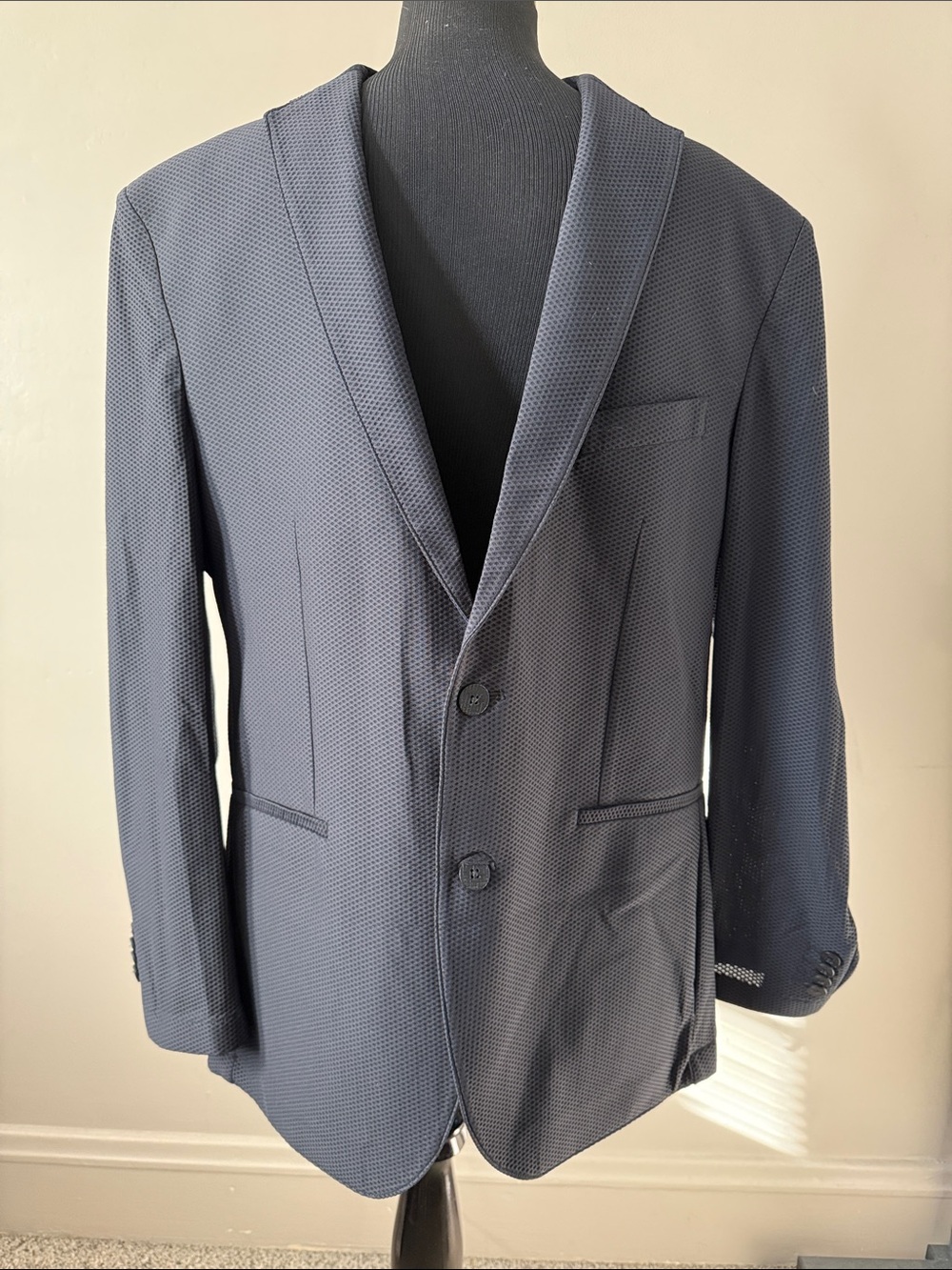 Twillory Tailored Stretch Performance Suit Coat Jacket Blazer 44R Breathable